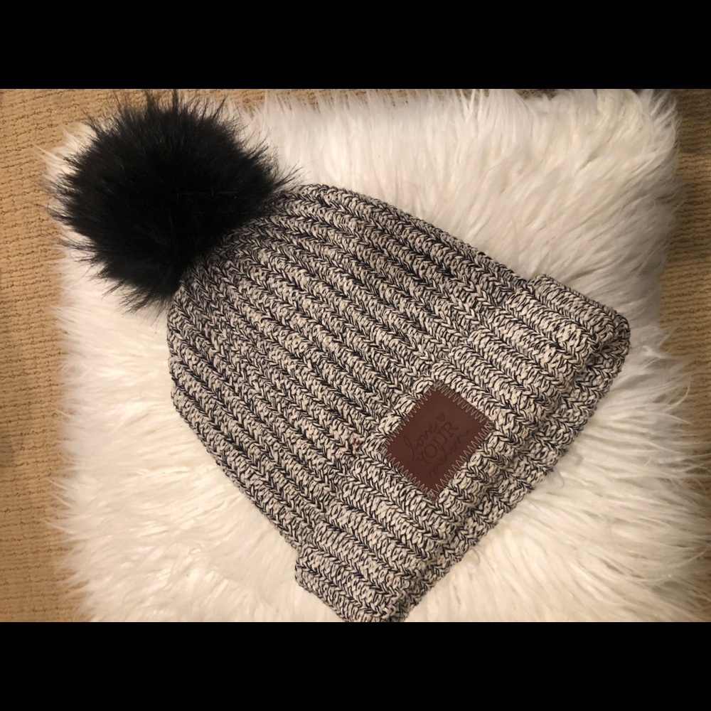 Love Your Melon Pom Slouch Beanie